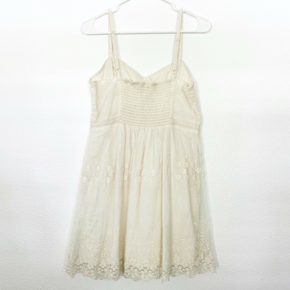 American Eagle Embroidered Mesh Babydoll Dress - Picture 8 of 8